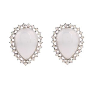 Women's Indo Western Teardrop Shaped Party Wear Ethnic Stud Earrings for Women -AZ838-OX-ER15